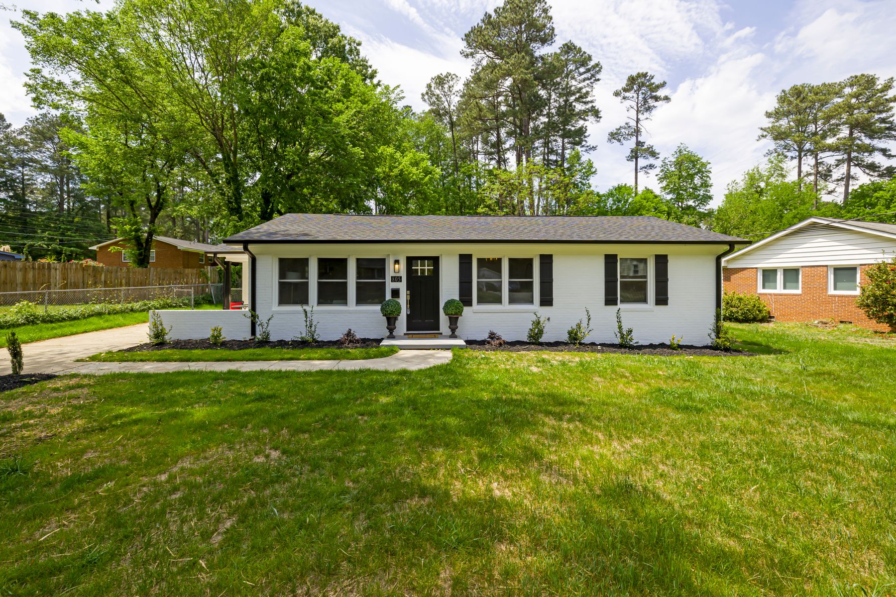 Illustrative home exterior